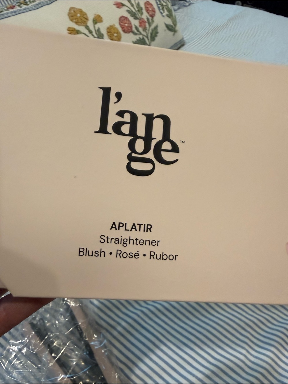 Lange Blush Aplatir Hair Straightener – Sleek Salon Styling Iron - Picture 3 of 5